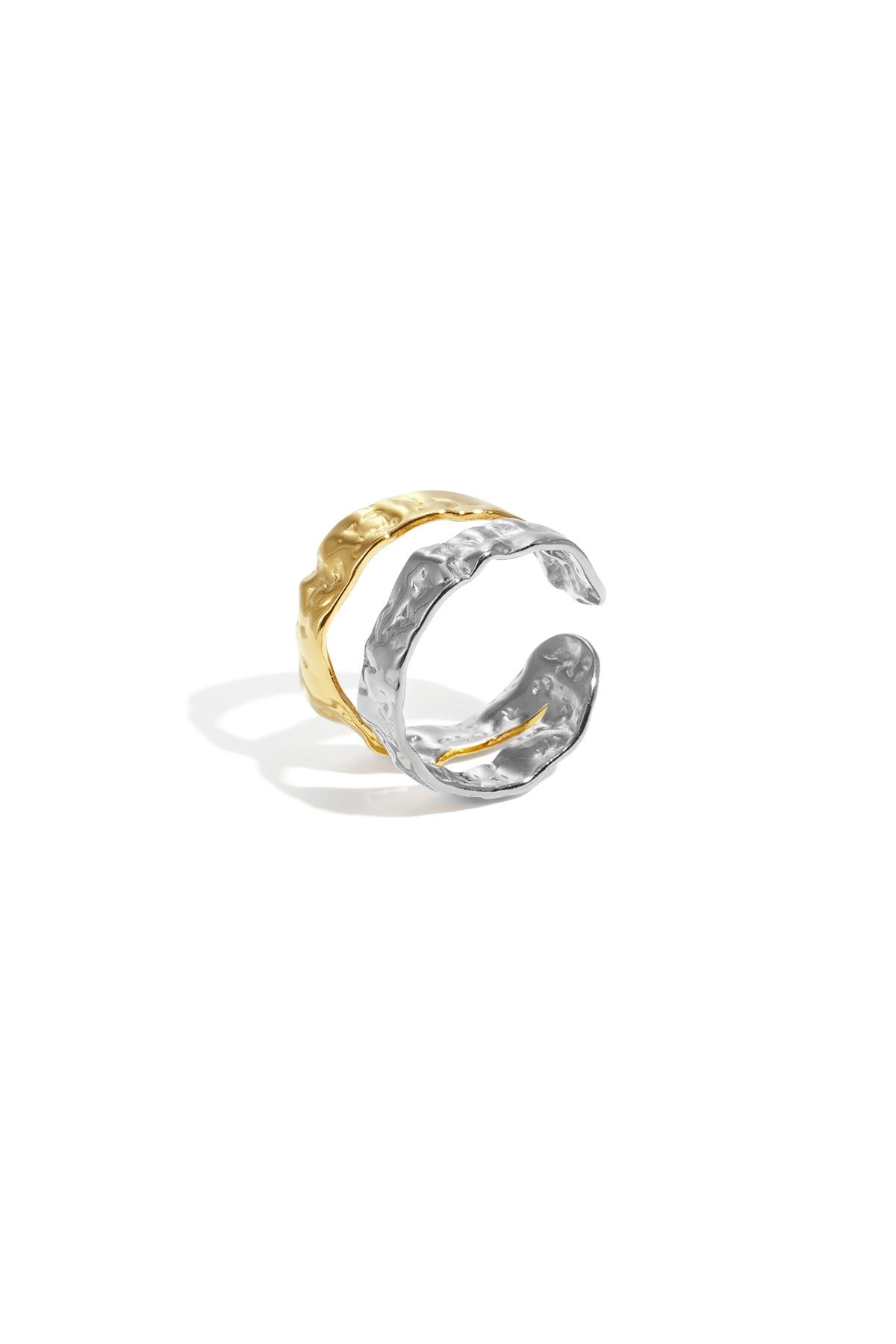 Textured double ring