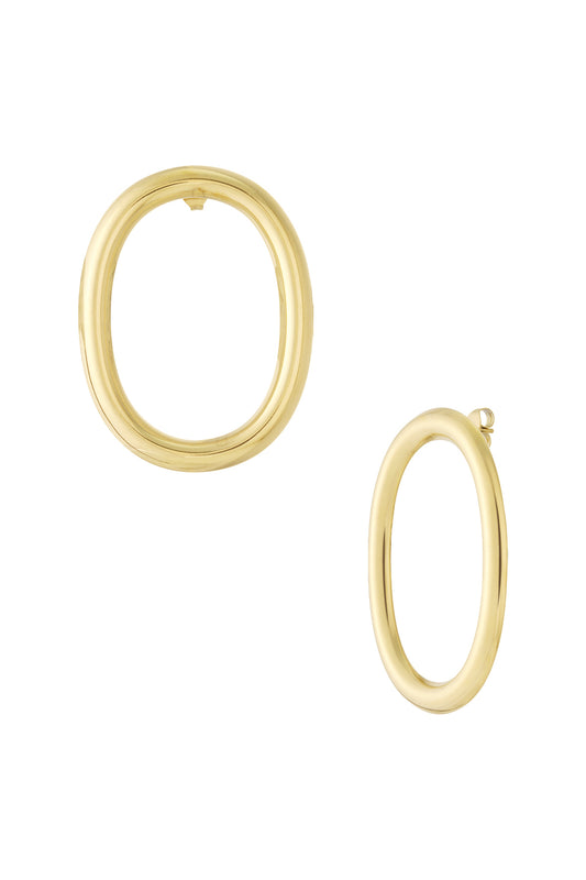 Oval Hoop earrings