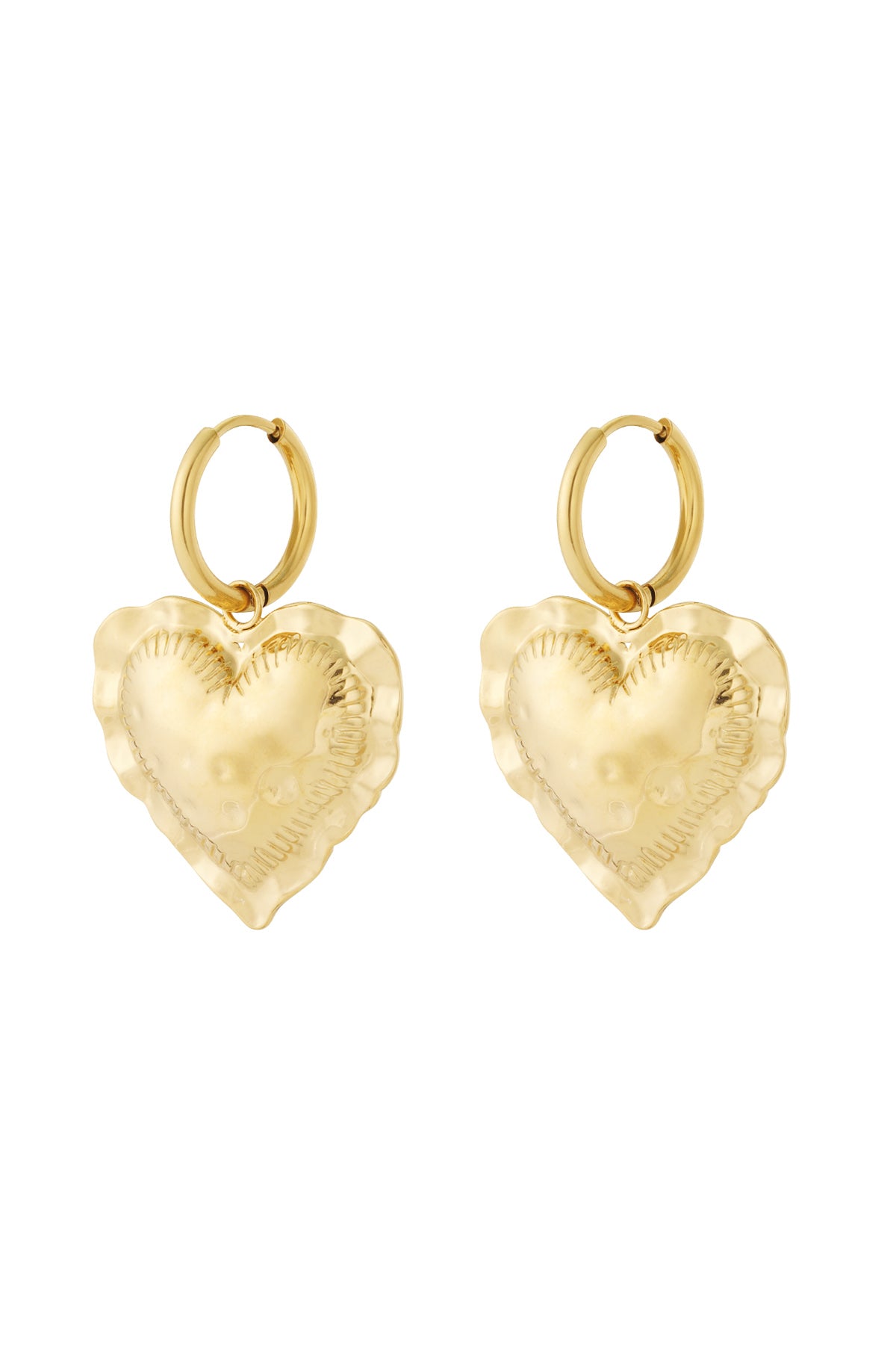 Embrace heart drop Earrings