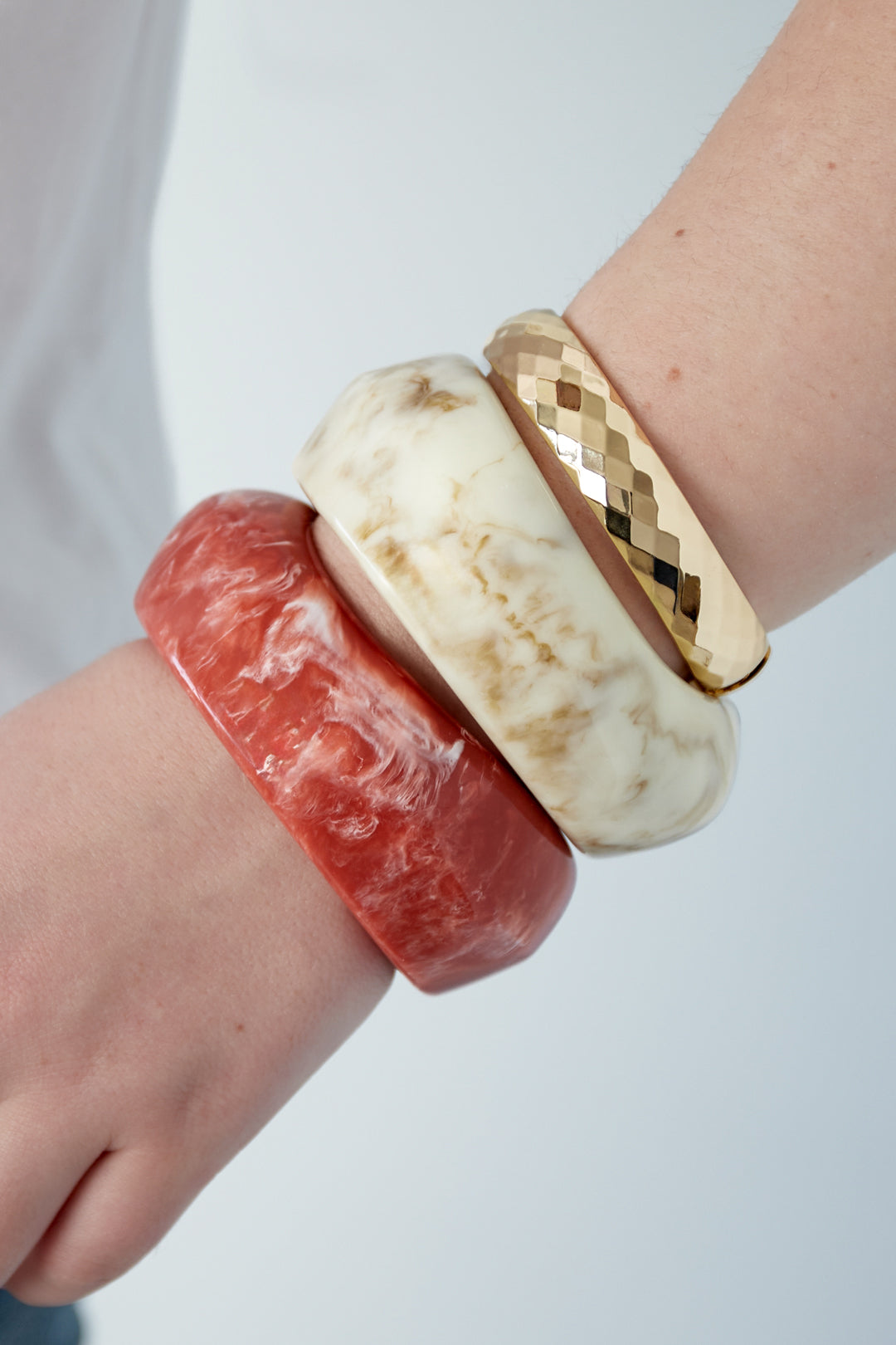 Acrylic aesthetic bangle