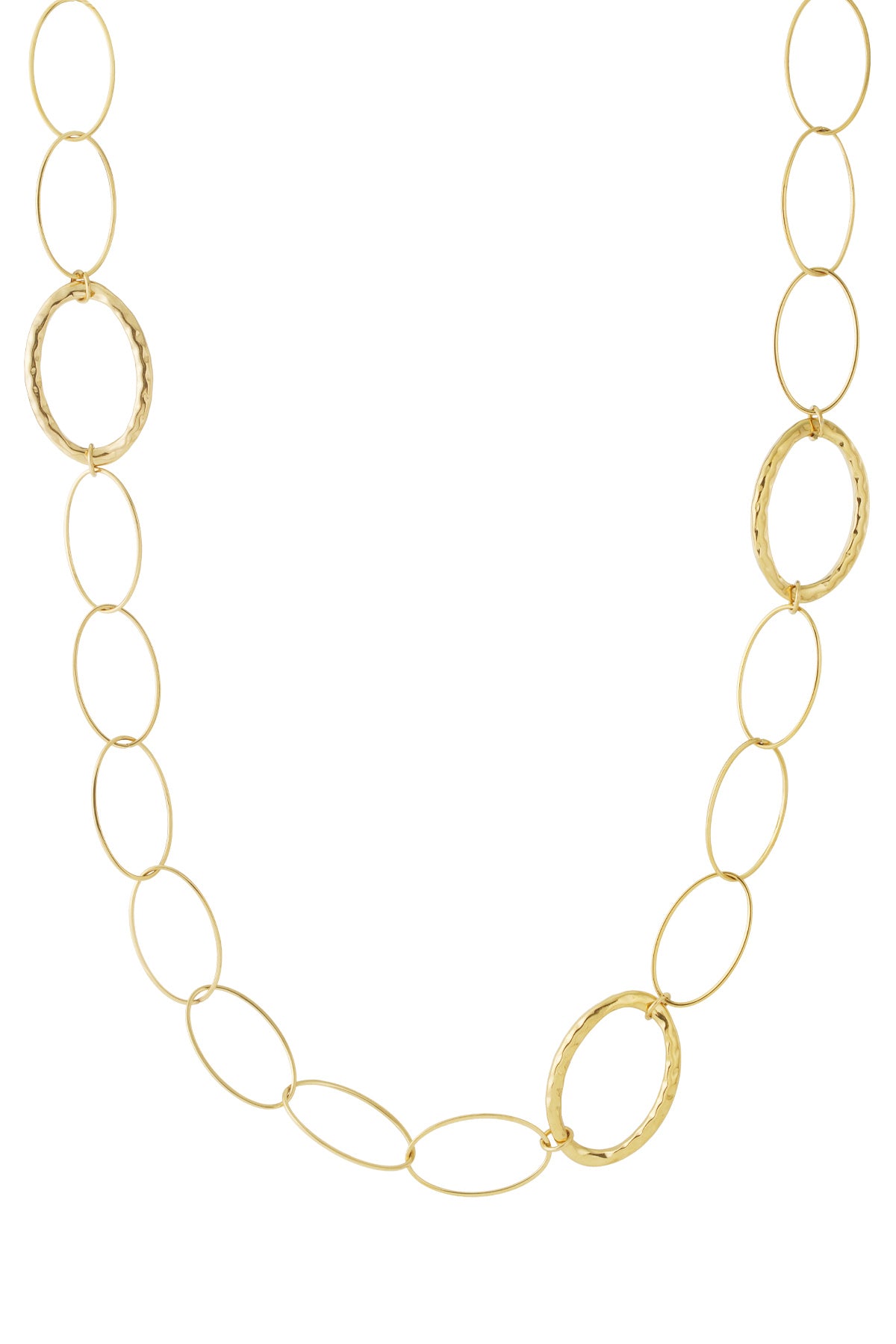 Oval link necklace
